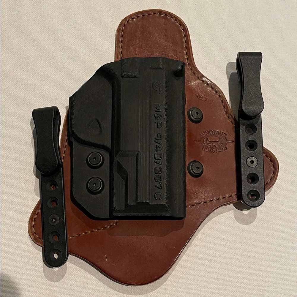 Comp Tac Mtac Minotaur Iwb Right Hand Concealed Carry Leather Kydex Holster
